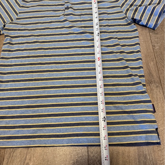 Men’s Patagonia polo striped cotton top - Picture 5 of 5